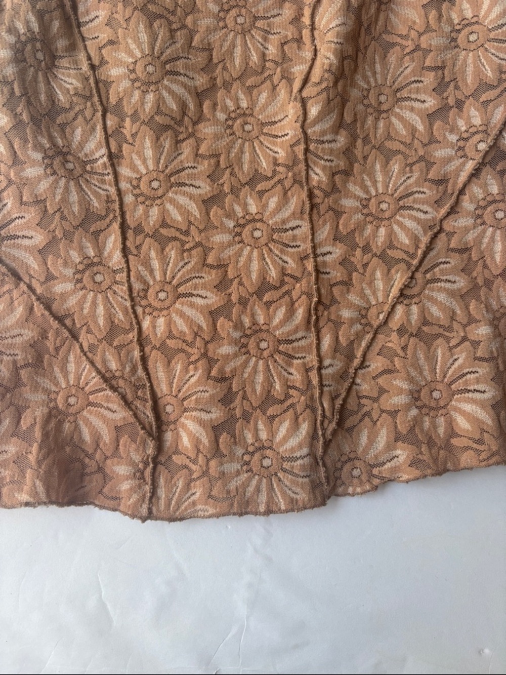 Vintage 90’s Nicole Miller Lace Corset Tank Top Brown Iconic Baddie Y2K Bustier - Picture 7 of 17